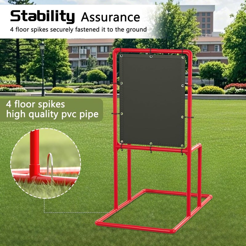Olpchee Baseball Strike Zone Target for Plastic Balls Compatible with Wiffle Ball and Blitzball Pitching Training Strike Zone Target Set Up and Assemble Easily - Image 5
